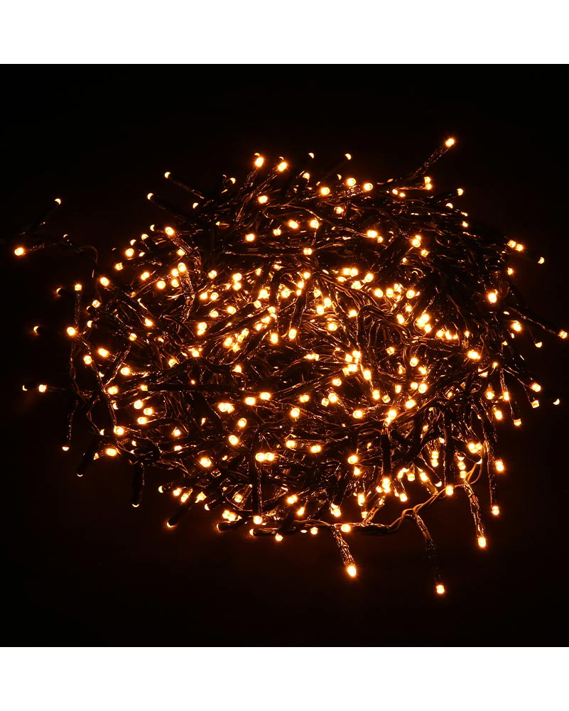 Vintage Gold 720 Piece LED Cluster Lights 10.4m