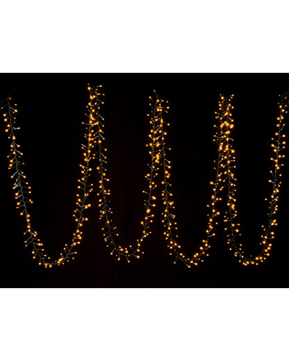 Vintage Gold 720 Piece LED Cluster Lights 10.4m