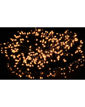 Flashing Vintage Gold 600 Piece LED Christmas Fairy Lights