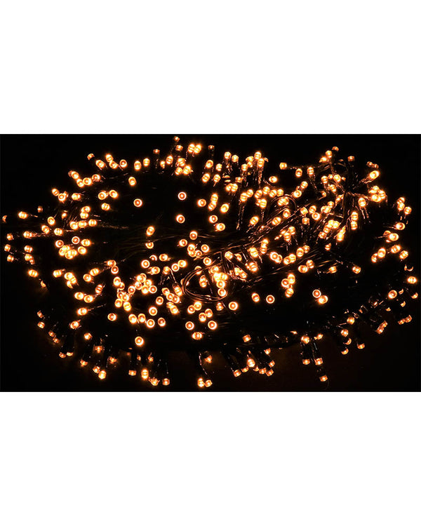 Flashing Vintage Gold 600 Piece LED Christmas Fairy Lights