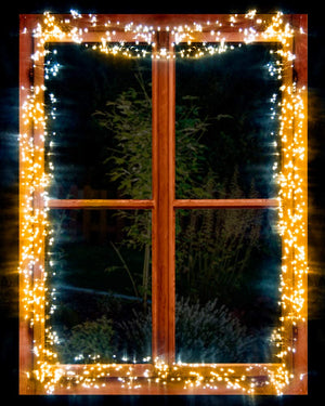 Warm LED Cluster Christmas Lights 720 Piece 10.4m