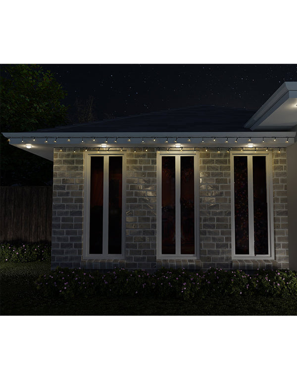 Timer Warm White 600 Piece LED Christmas Fairy Lights 30m