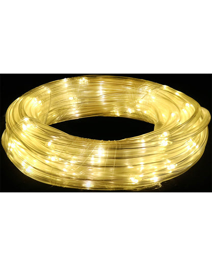 Warm White Ropelight Solar Lights 10m