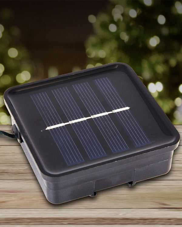 Solar Warm White 150 Piece LED Net Christmas Lights 2.5m x 1.3m