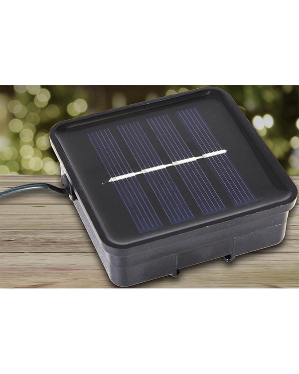 Warm White 250 Piece Solar LED Net Christmas Lights 1.3m