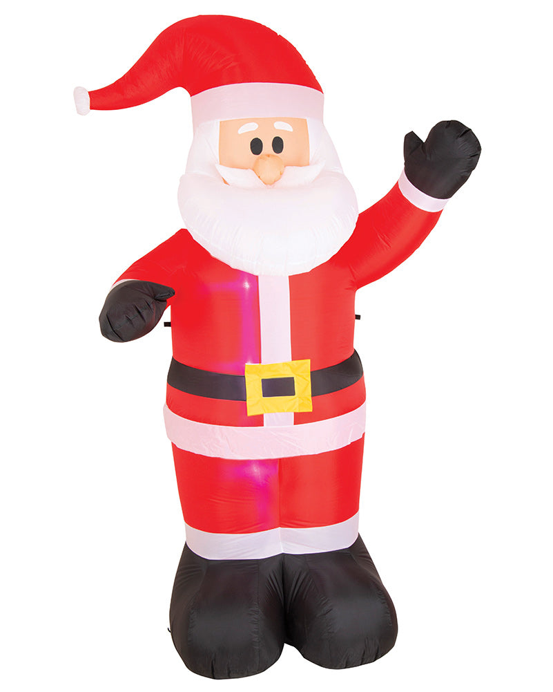 Waving Santa Inflatable Christmas Decoration 2.4m