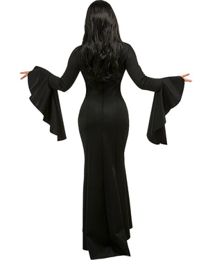 Wednesday Morticia Womens Costume