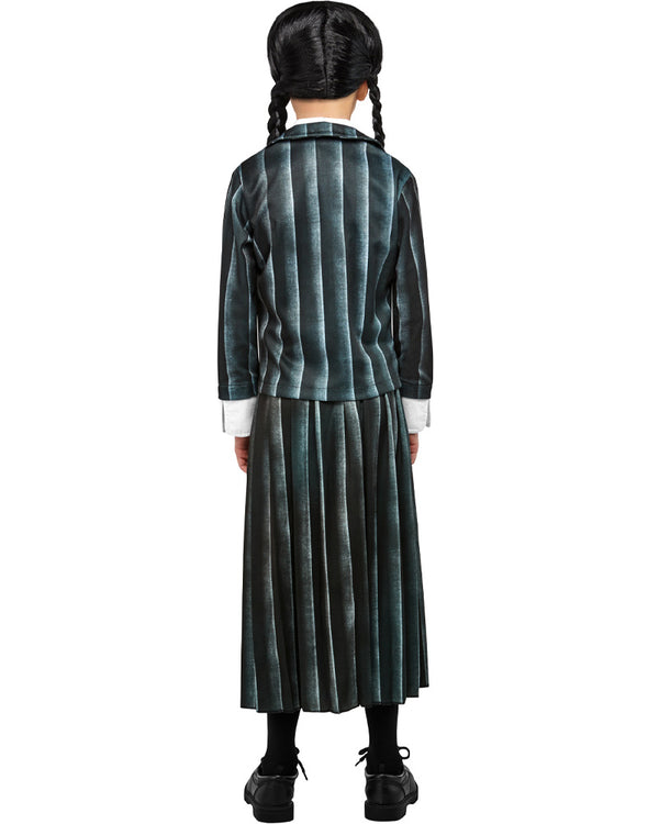 Wednesday Nevermore Academy Black Wednesday Deluxe Girls Costume