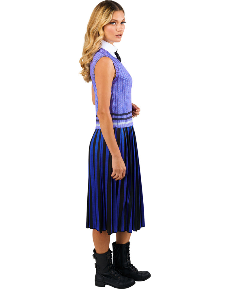 Wednesday Nevermore Academy Blue Enid Deluxe Womens Costume