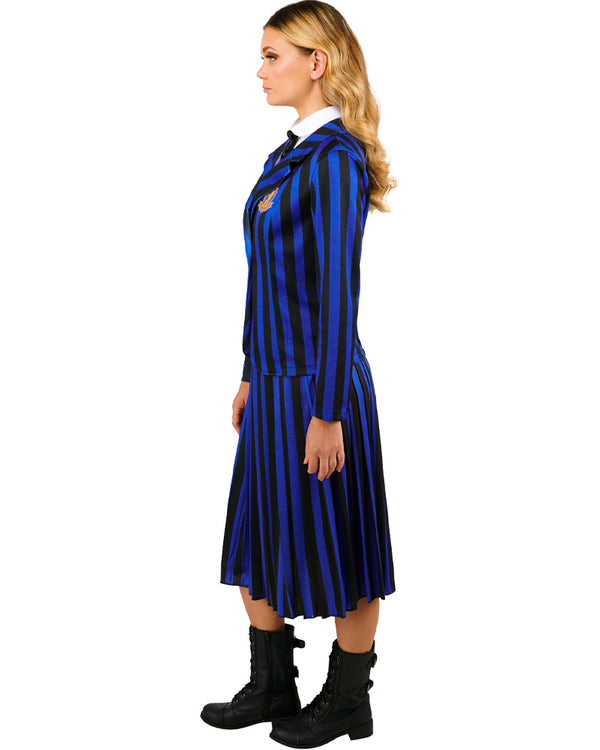 Wednesday Nevermore Academy Blue Enid Deluxe Womens Costume