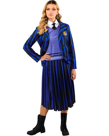 Wednesday Nevermore Academy Blue Enid Deluxe Womens Halloween Costume