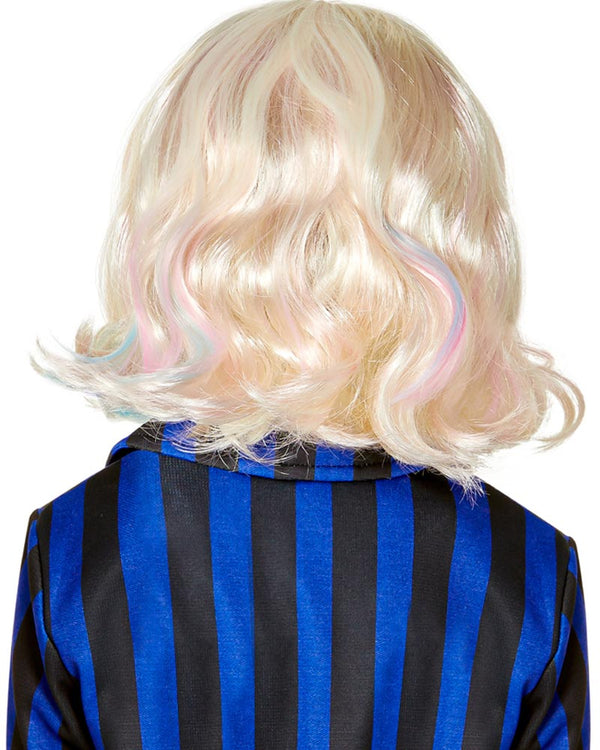 Wednesday Nevermore Enid Short Blonde Kids Wig