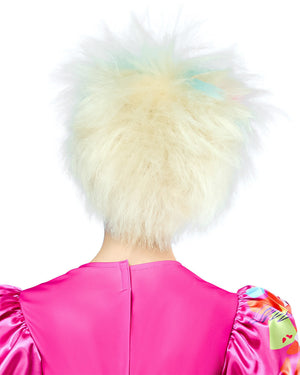 Weird Barbie Short Platinum Blonde Kids Wig