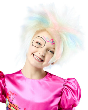 Weird Barbie Short Platinum Blonde Kids Wig