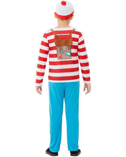Wheres Wally Deluxe Boys Book Week Costume