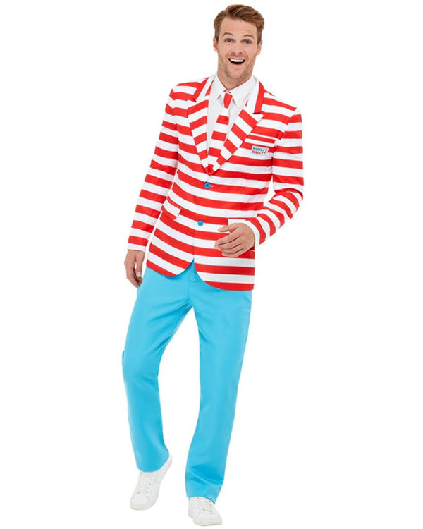 Wheres Wally Suit Mens Costume
