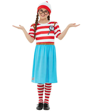 Wheres Wally Wenda Deluxe Girls Costume