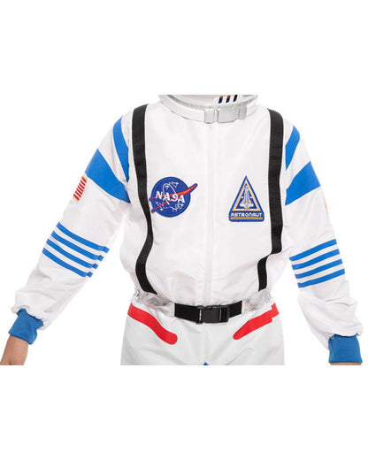 White and Blue Astronaut Boys Costume
