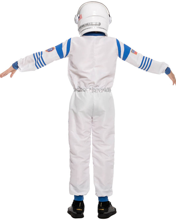 White and Blue Astronaut Boys Costume