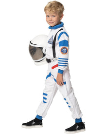 White and Blue Astronaut Boys Costume