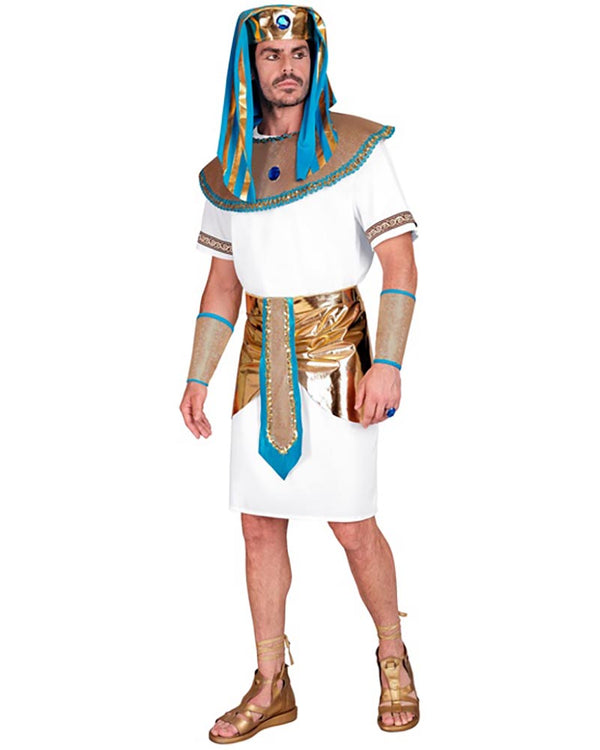 White and Gold Pharaoh Mens Costume