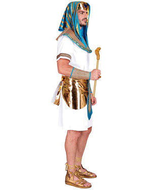 White and Gold Pharaoh Mens Costume