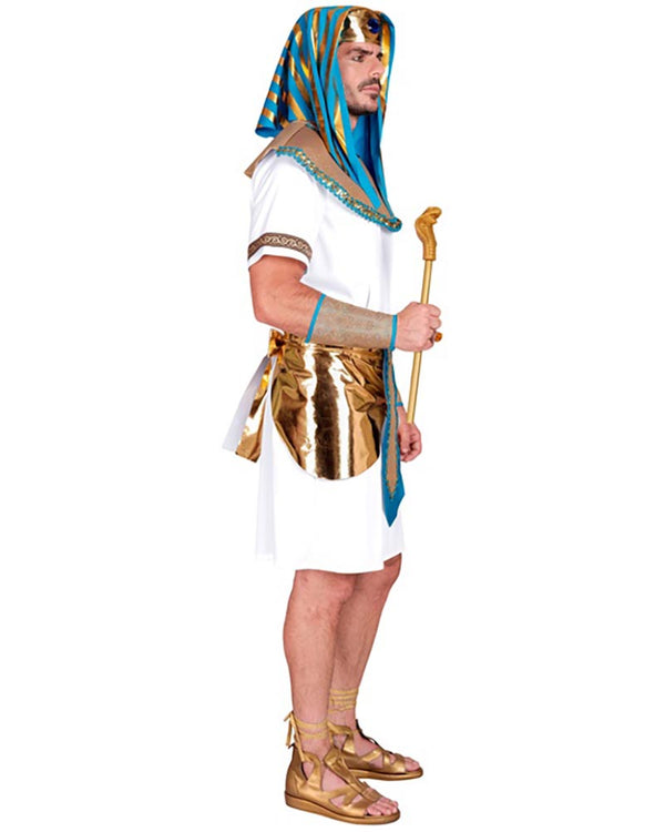 White and Gold Pharaoh Mens Costume