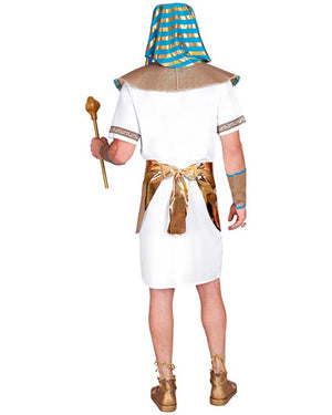 White and Gold Pharaoh Mens Costume
