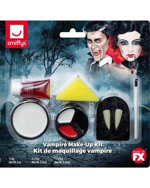 White and Red Vampire Makeup Kit
