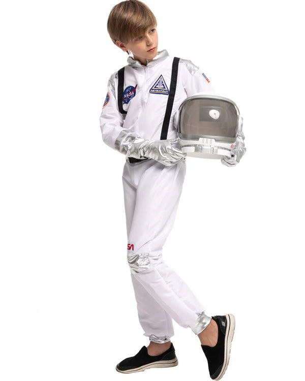 White Astronaut Premium Kids Costume