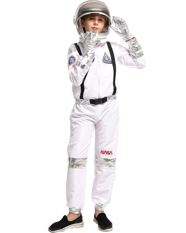 White Astronaut Premium Kids Costume