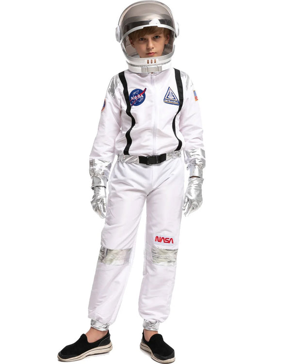 White Astronaut Premium Kids Costume