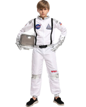White Astronaut Premium Kids Costume