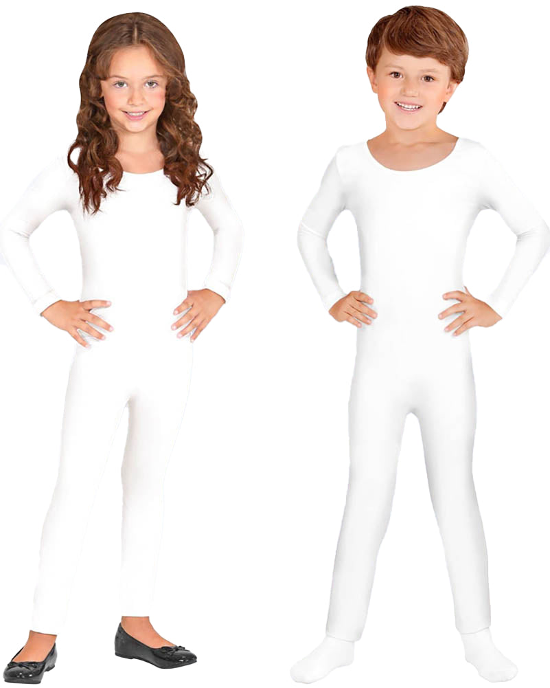 White Bodysuit Kids Costume