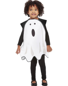 White Ghost Tabard Toddler Halloween Costume
