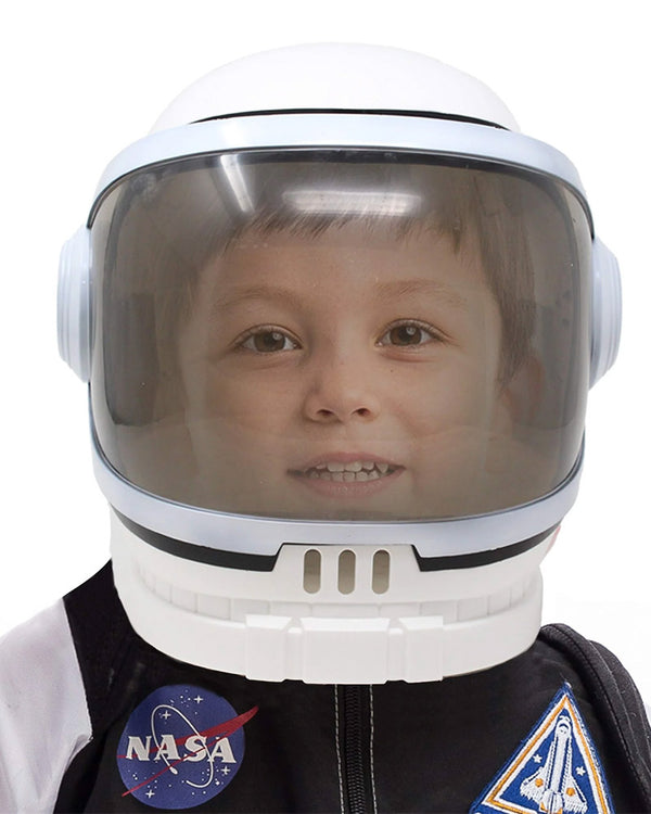White Kids Adventurous Astronaut Helmet