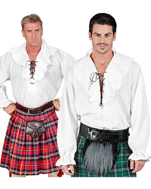 White Pirate Mens Shirt