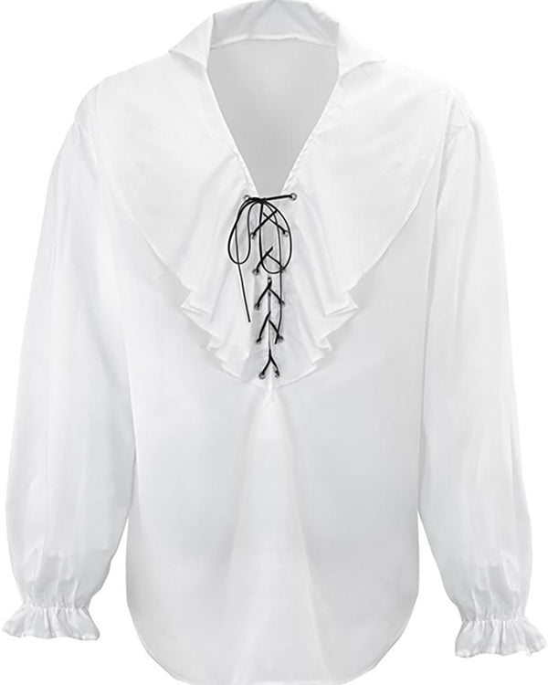 White Pirate Mens Shirt