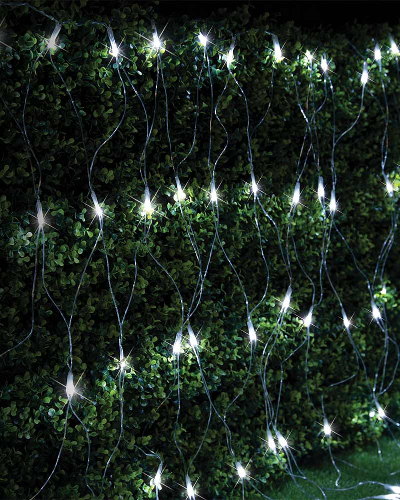 White Solar 1200 Piece Net Lights 10m x 2.6m