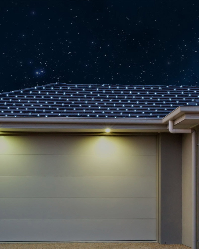 White Solar 1200 Piece Net Lights 10m x 2.6m