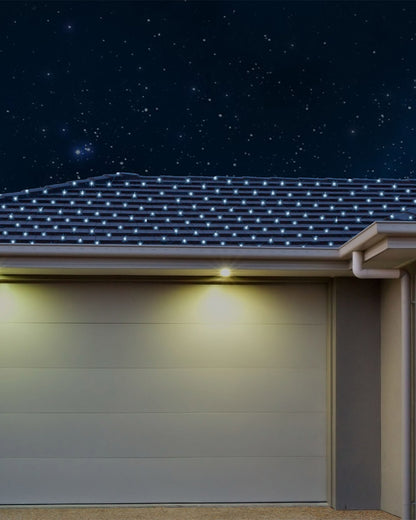 White Solar 1200 Piece Net Lights 10m x 2.6m