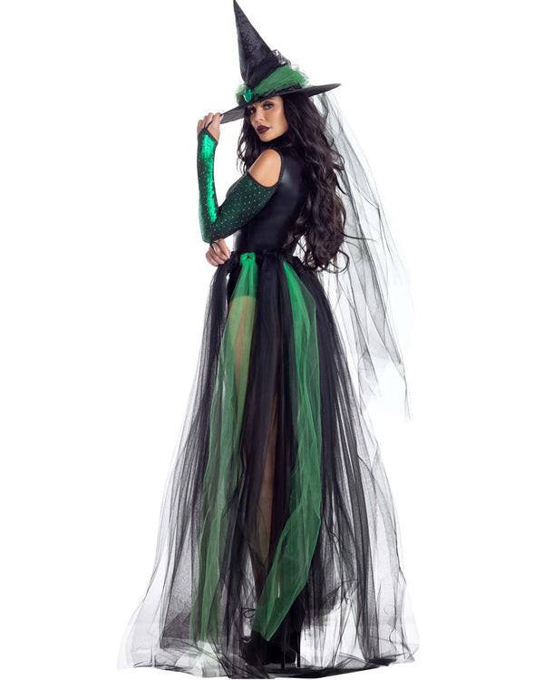Wicked Emerald Witch Premium Womens Costume
