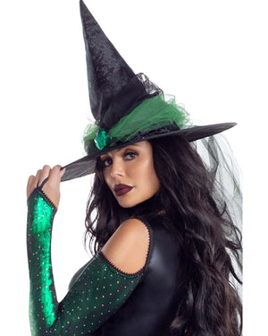 Wicked Emerald Witch Premium Womens Costume
