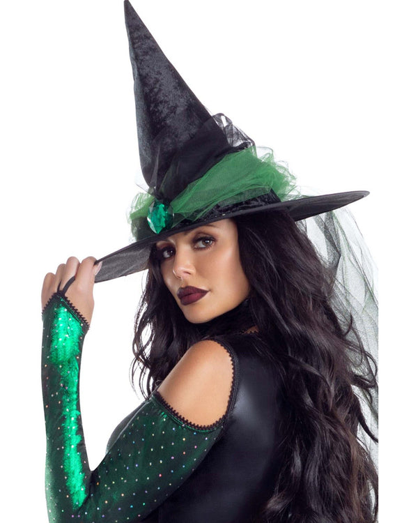 Wicked Emerald Witch Premium Womens Costume