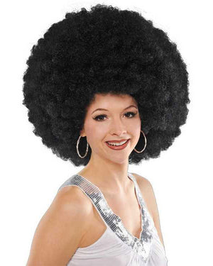 Supersized Black Curly Wig