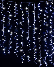 Wild White Twinkling Curtain Lights 3.5m
