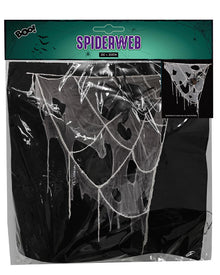 Window Spiderweb With Spider 2m For Halloween