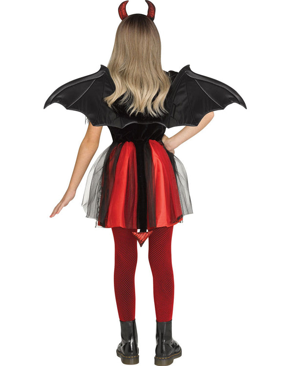 Winged Devil Girls Costume