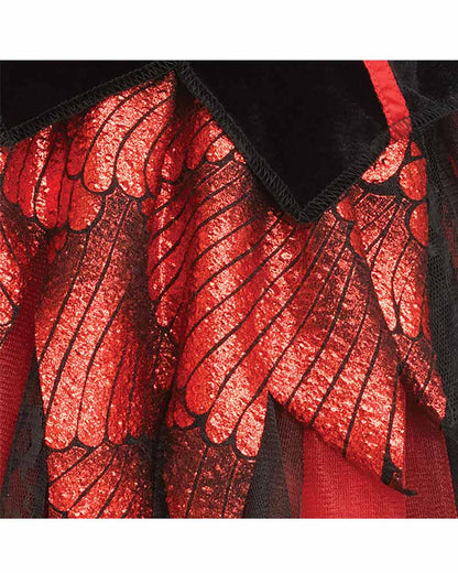 Winged Devil Girls Costume