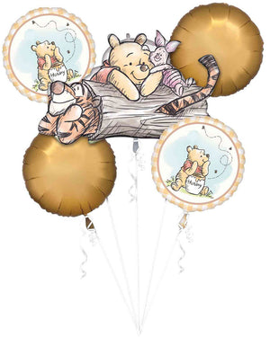 Winnie The Pooh Bouquet Balloon Pack of 5